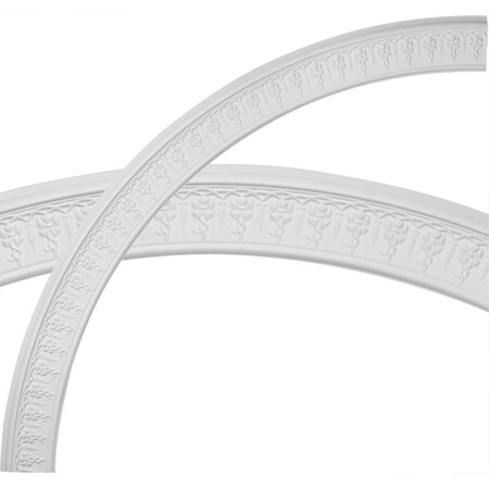 Ekena Millwork 79 1/2"OD x 70 1/4"ID x 4 5/8"W x 1 1/8"P Spiral Ceiling Ring (1/4 of complete circle) CR78SP